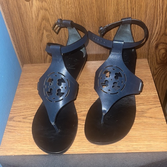 Tory Burch Zoey Ankle Wrap Sandals size 7 - Picture 3 of 4